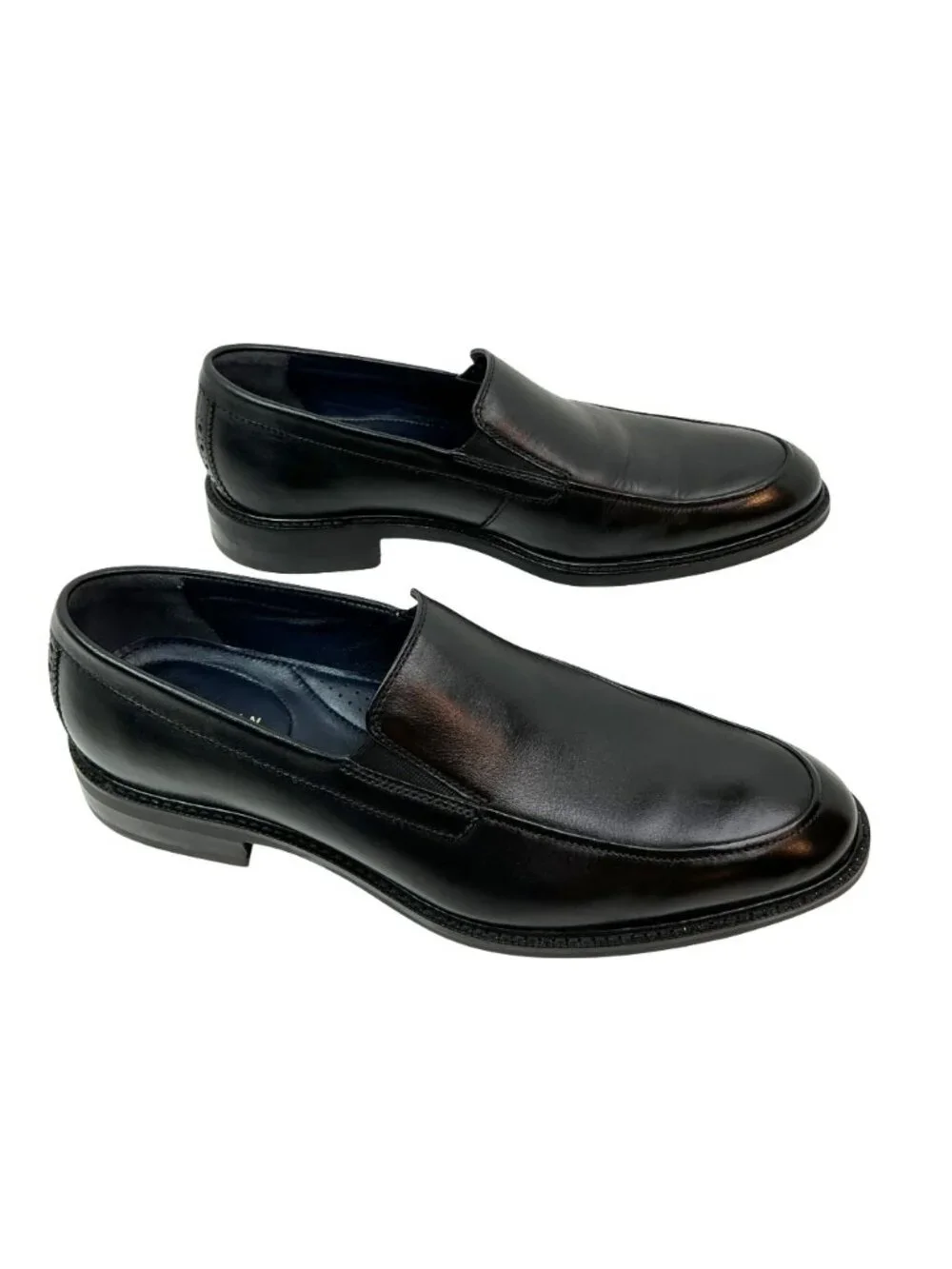Cole Haan Buckland Venetian Loafer Leather Slip-On Dress Shoes Mens 9 M Black C2